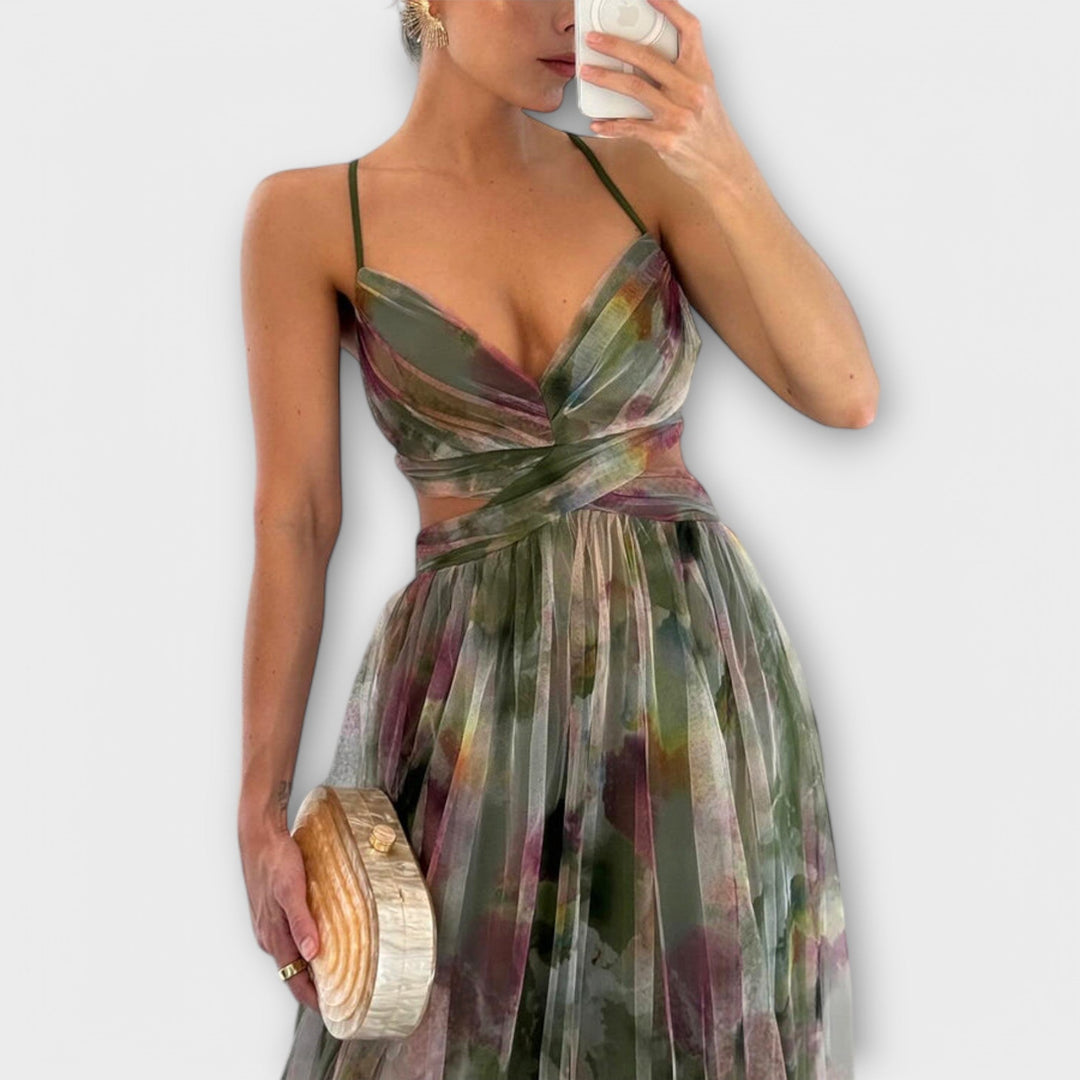 Annai Mesh |  Maxi Dress
